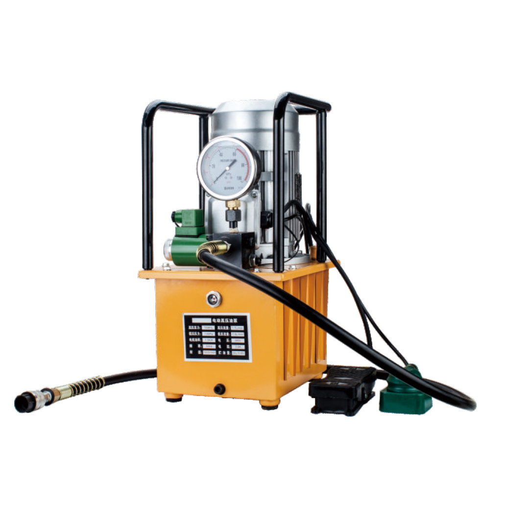 专业电动液压泵，工业级，便携式装置，带压力表和软管，适用于汽车、建筑和机械，DB150-D1型号