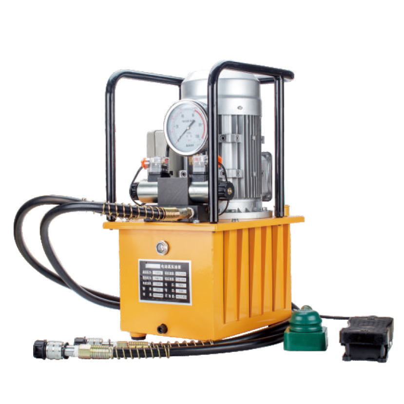 工业高效电动液压泵，带压力表，便携式重型设备，用于机械升降和千斤顶，DB150-D2型号