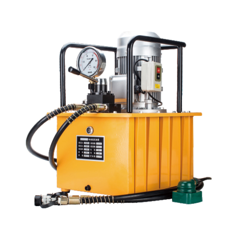 高压电动液压泵，带压力表和软管的便携式装置，适用于压力机和液压工具，DB150-S2型号